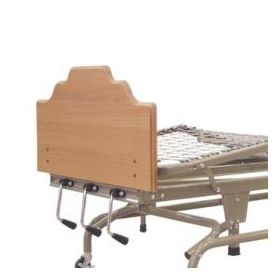 Hospital Beds, Basic American: Basic American Flex-Hospital Bed with Spring Deck, Manual Hi-Lo Adjustment, 80" L, 450 lb. Capacity