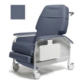 Lumex Extra-Wide Recliner Chair, Clinical Care, Royal Blue