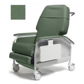 Lumex Extra-Wide Recliner Chair, Clinical Care, Blue Jade