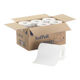 SofPull Paper Towel Roll, White, 9" W x 400' L