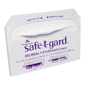 Safe-T-Gard Toilet Seat Cover, Half-Fold GPC47046CSZ