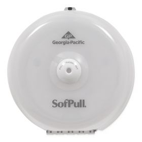 SofPull 1-Roll Centerpull Mini Toilet Paper Dispenser, White