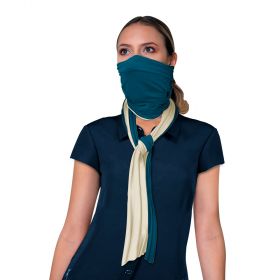 Annette n102 shirt with face mask-black/green-small/medium