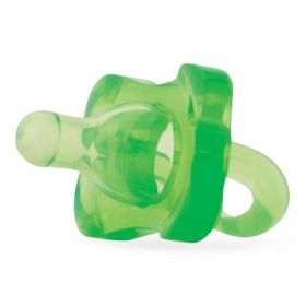 One-Piece Silicone Pacifiers, Preemie, 0 Months, Green