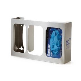 Stainless Steel Glove Box Holder, Holds 3 Boxes