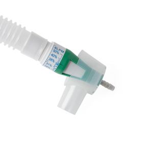 Disposable Oxygen Masks with Standard Connector, 6" O2 Tubing, Single Dial