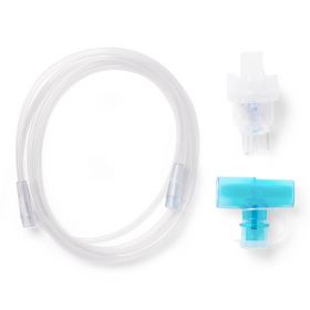 Nebulizer Cup, 7' Oxygen Tube, 22 mm x 22 mm Valved Tee Adapter