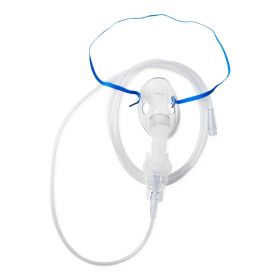 Disposable Handheld Nebulizer Kit with Upstream Nebulizer, Pediatric Mask, 7' Tubing and Standard Connector