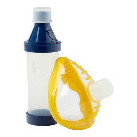 Rigid Anti-Static MDI Spacer with Pediatric-Sized Mask, Individually Sealed