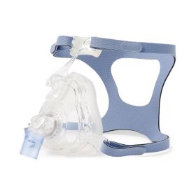 NIV Full-Face Mask with Headgear, Antiasphyxia Valve, Nonvented, Size L