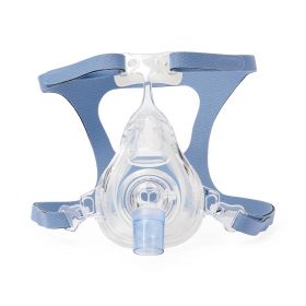 NIV Full-Face Mask with Headgear, Antiasphyxia Valve, Nonvented, Size M