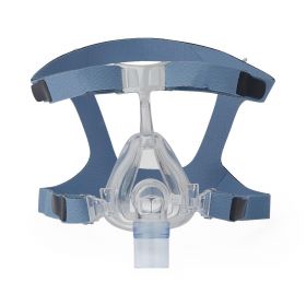 NIV Nasal Mask with Headgear, Nonvented, Anti-Asphyxia Valve, Size M