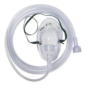 Disposable Pediatric Medium-Concentration Oxygen Mask with 7' Tubing and Universal Connector
