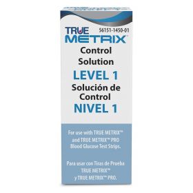 TRUE METRIX Blood Glucose Control Solution, 3 mL, Level 1