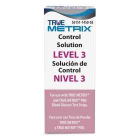 TRUE METRIX Blood Glucose Control Solution, Level 3
