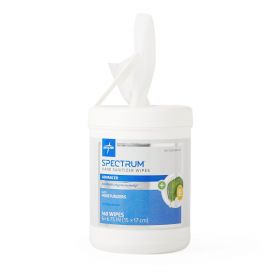 Spectrum Hand Sanitizer Wipes with 70% Ethyl Alcohol, 160 Wipes / Container