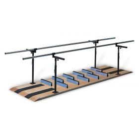 Parallel Bars, 10', Adjustable 15" to 28" Height