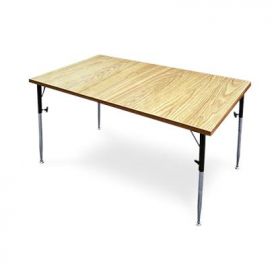 Height-Adjustable Worktable, 48" W x 30" D x 26"-34" H