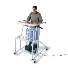 Hi-Lo Stand-In Table Lift, Electric, 300 lb. Capacity
