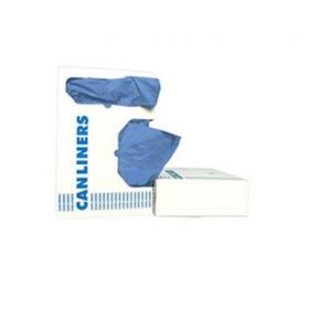 LLDPE Can Liner, 30" x 36", Blue, 1.25 Mil., 20-30 gal.