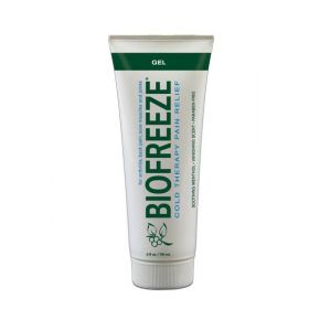 Biofreeze Pain Relief Gel, Tube, Colorless, 4 oz.
