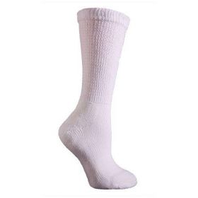 Diabetic Crew Socks White Size L MSPV Government Only