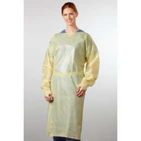 Universal Gown with Thumb Loop, Yellow