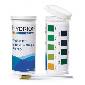 Ph strips, hydrion spectral, 5-9, pk100