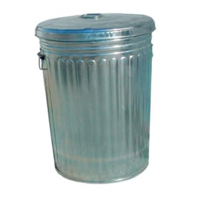 20 Gallon Galvanized Trash Can With Lid