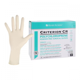 Criterion cr polychloroprene surgical gloves 7 white not chemo approved, 4 bx/ca