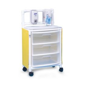 Isolation Station Cart with 3 Drawers
