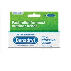 Benadryl Extra Strength Topical, Cream, 2%, 1 oz.