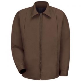 Men's Jacket, Panel Front, Brown, Size 3XL