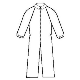 Extra Protection Coveralls, White, Size XL