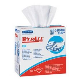 Wypall Wiper, Hydroknit, 1/4 Fold, White, 11" x 23"
