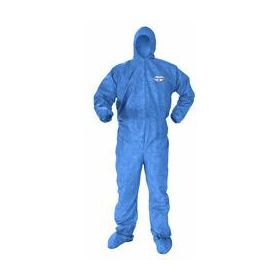 Kleenguard A60 Coverall with Hood, Blue, Size M