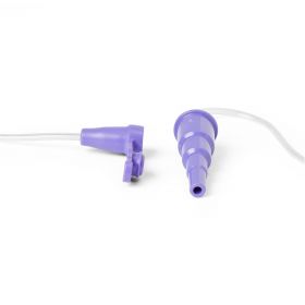 8" Bifurcated Enteral Extension Set with ENFit Connector, Purple