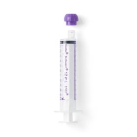 NeoConnect ENFit Syringe, Sterile, Purple, 12 mL