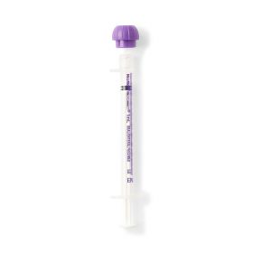 NeoConnect Oral / Enteral Purple Sterile ENFit Syringe, 1 mL