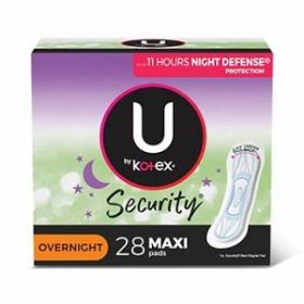 U by Kotex Premium Maxi Pads, Overnight