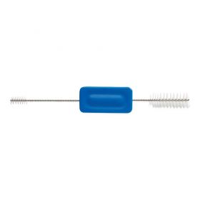 Cleaning Channel Brush, Double-End Valve, PVC Handle, 5" x 9 mm