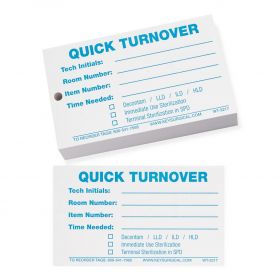 TAG, WRITE-ON, QUICK, TURNOVER, 3X5IN, BLUE