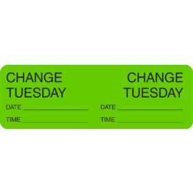 Label - Change Day -Tuesday