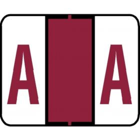 End Tab Alpha Filing Label - A