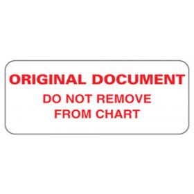 Chart Label  Original Document Do Not Remove From Chart