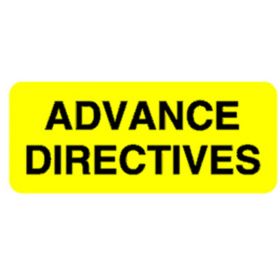 Chart Label  Advance Directives