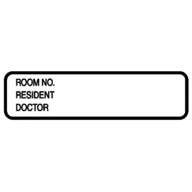 Chart ID Labels - Roll - Resident L-3500NH
