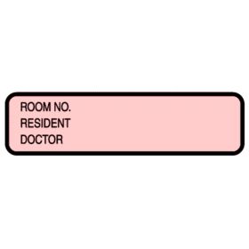 Chart ID Labels - Roll - Resident L-3506NH