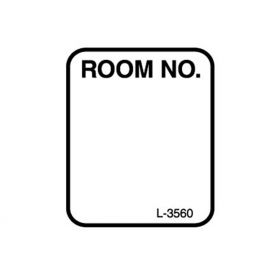 Chart ID Label - Room Number ID - Fits Spine Clip 5717