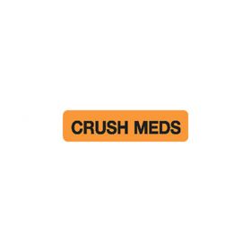 Chart Label - Crush Meds L-4926